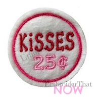 Kisses 25 cents