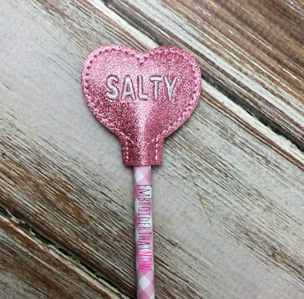 Salty Pencil Topper