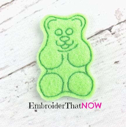 Gummy Bear Embroidery
